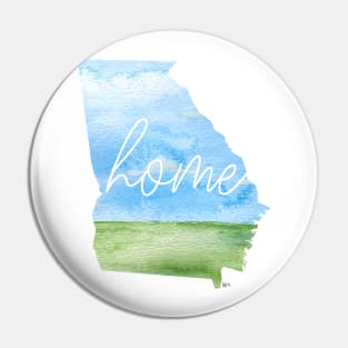 Georgia Home State Pin