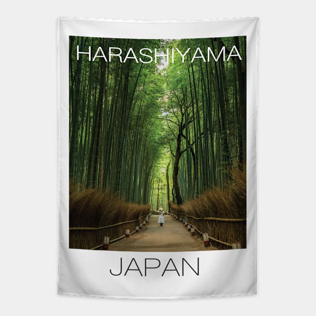 Harashiyama, Japan Tapestry by Nicomaja