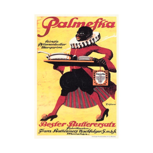 PALMEFKA Margarine Finest Butter Substitute Vintage German Food Advertisement by vintageposters