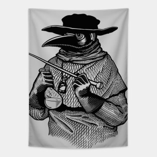 Plague Doctor Version 2 Tapestry