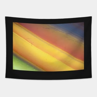 Abstract background - yellow orange green agate slice mineral Tapestry