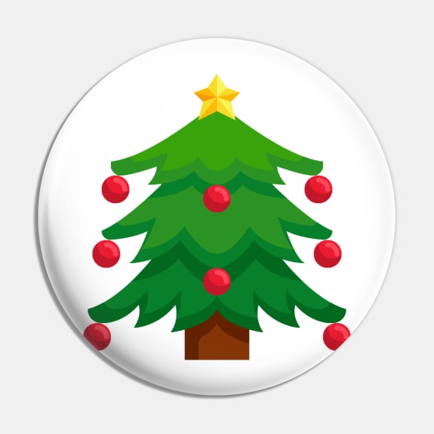 Christmas Tree Pin by Visualism