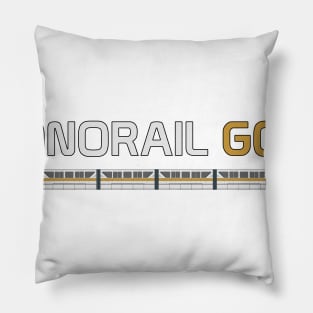 Monorail Gold Pillow