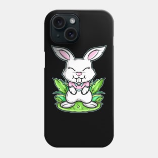 Smilling Easter Bunny With Hare Teeth On Easter Phone Case