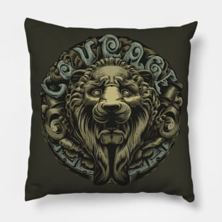 Lion Crest - Courage Pillow