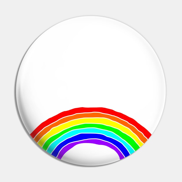 Colorful Rainbow Graphic Pin by ellenhenryart