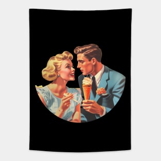 1960 Retro Rock’n’Roll Collection Great Gifts For 60’s Lifestyle and Music Lovers Tapestry