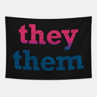 Bisexual They Them Pronouns Tapestry