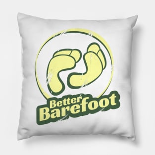 Better Barefoot - Faded Orange Pillow