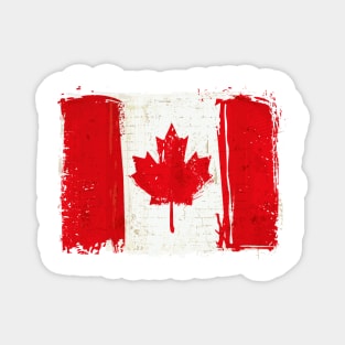 Vintage Flag of Canada Magnet