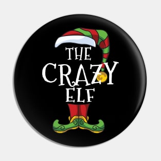 Crazy Elf Family Matching Christmas Holiday Group Gift Pajama Pin