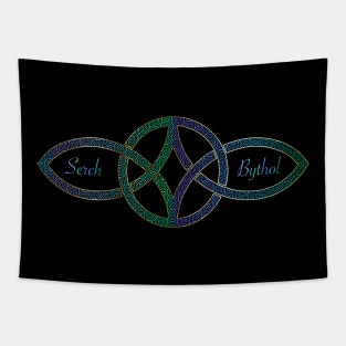 Serch Bythol Celtic Symbol Tapestry