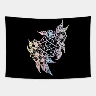 DnD D20 Flower Pastel Tapestry