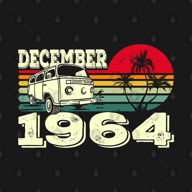 Classic Vintage 64's Caravan Sunset December 1964 Birthday by Kawaii_Tees