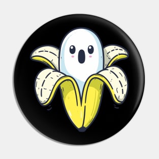 Boonana Funny Cute Banana Ghost Halloween Banana Lover Pin