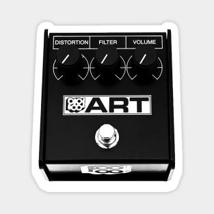 ART Guitar Classic Distortion Effects Pedal Magnet