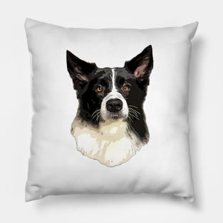 Border Collie Cuteness! Pillow