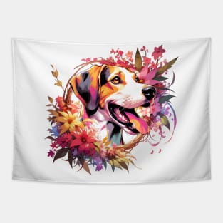 American Foxhound Mothers Day Dog Mom Heartfelt Gift Tapestry