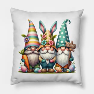 Spring Gnomes design Pillow