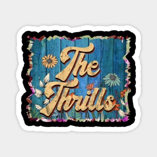 Vintage Thrills Name Flowers Limited Edition Classic Styles Magnet