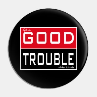 ALKEBULAN - GOOD TROUBLE (Red & Black) Pin