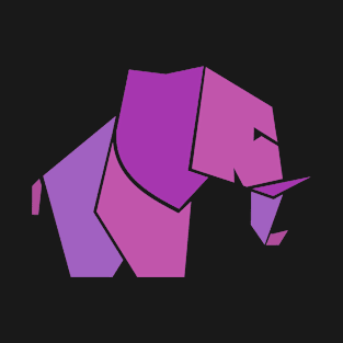 Origami Elephant T-Shirt