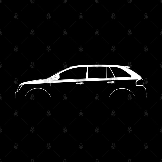 Lincoln MKX Silhouette by Car-Silhouettes