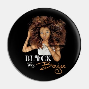 Cute Girl Black And Boujee Pin