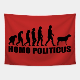 Evolution Homo Politicus Tapestry