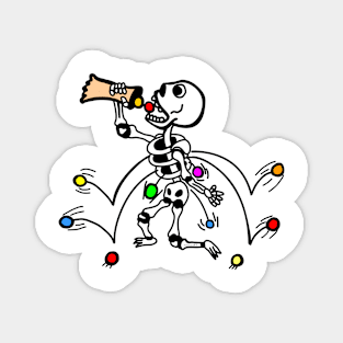 Skeleton Candy Magnet