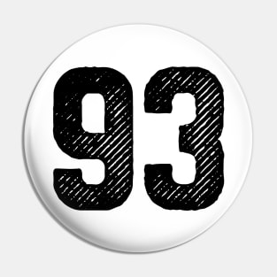 Ninety Three 93 Pin