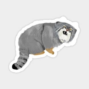 Angry Wildcat Magnet