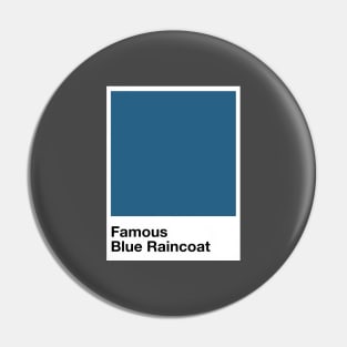 Pantone Famous Blue Raincoat Pin