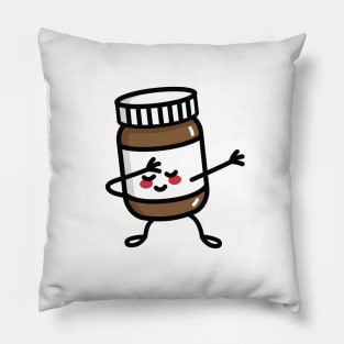 Dab dabbing chocolate spread Pillow