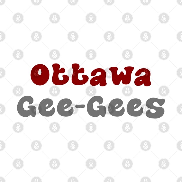 Ottawa Gee-Gees by stickersbyjori