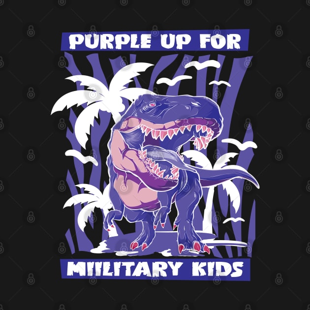 Purple up for Military Kids by Jabir