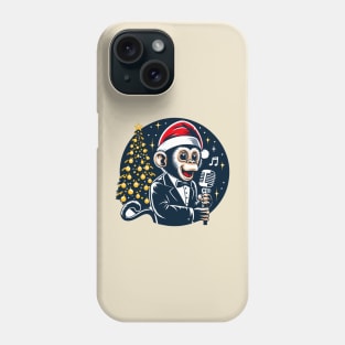 Singing Monkey Christmas Phone Case