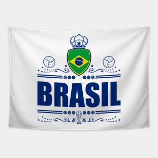 Brazil Football Gifts | Vignete Edition Tapestry