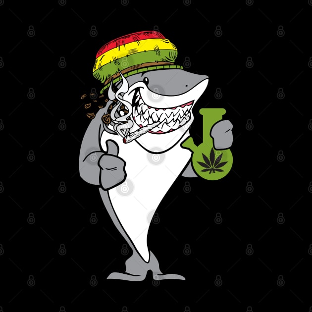 Marijuana Smoking Reggae Shark Mashup by RadStar