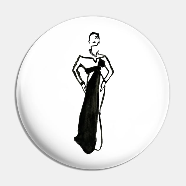 Evening Elegance Pin by lizzielamb