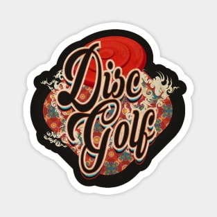 Disc Golf Vintage Magnet