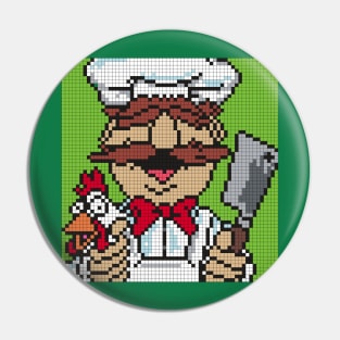 POXELART - Swedish Chef From The Muppets Pin