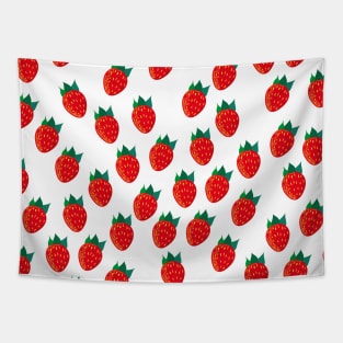 Cartoon Strawberry fruit Tapestry