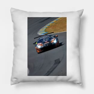 Ferrari 488 GTE EVO no74 24 Hours of Le Mans 2023 Pillow