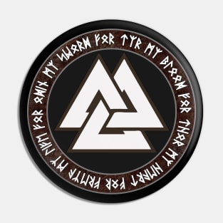 Valknut Symbol Pin