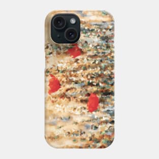 Motley Grass with Poppies Phone Case