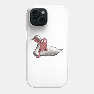 Swan rider Phone Case