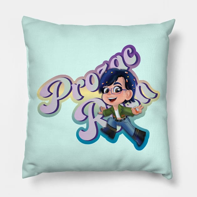 Prozac Rush Pillow by relaxthehounds