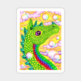 Green Air Dragon Magnet