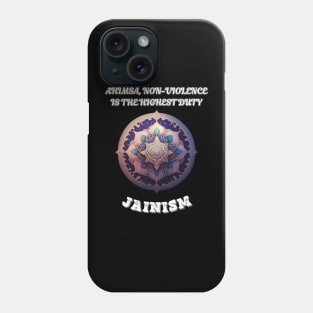 Jainism, Ahimsa Non Violence is the Highest Duty Phone Case